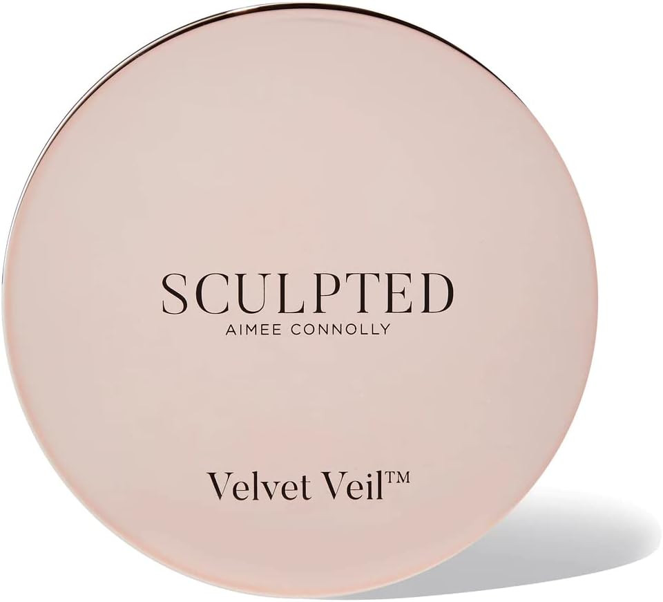 Velvet Veil Face Setting Powder from Sculpted by Aimee - Travel-Friendly, Talc Free, Compact, Loose Mineral Translucent Face Powder for Long-Last Matte Makeup - with Niacinamide and Hyaluronic Acid