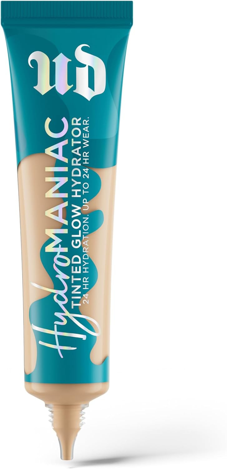Urban Decay Stay Naked Hydromaniac Tinted Glow Foundation, Buildable Medium Coverage, Vegan Formula*, Shade: 41, 35ml