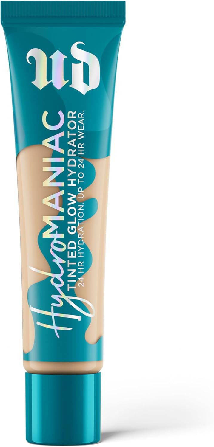 Urban Decay Stay Naked Hydromaniac Tinted Glow Foundation, Buildable Medium Coverage, Vegan Formula*, Shade: 41, 35ml