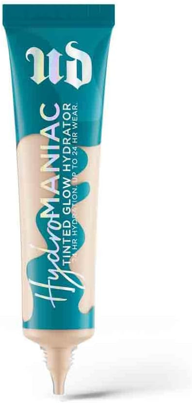 Urban Decay Stay Naked Hydromaniac Tinted Glow Foundation, Buildable Medium Coverage, Vegan Formula*, Shade: 41, 35ml