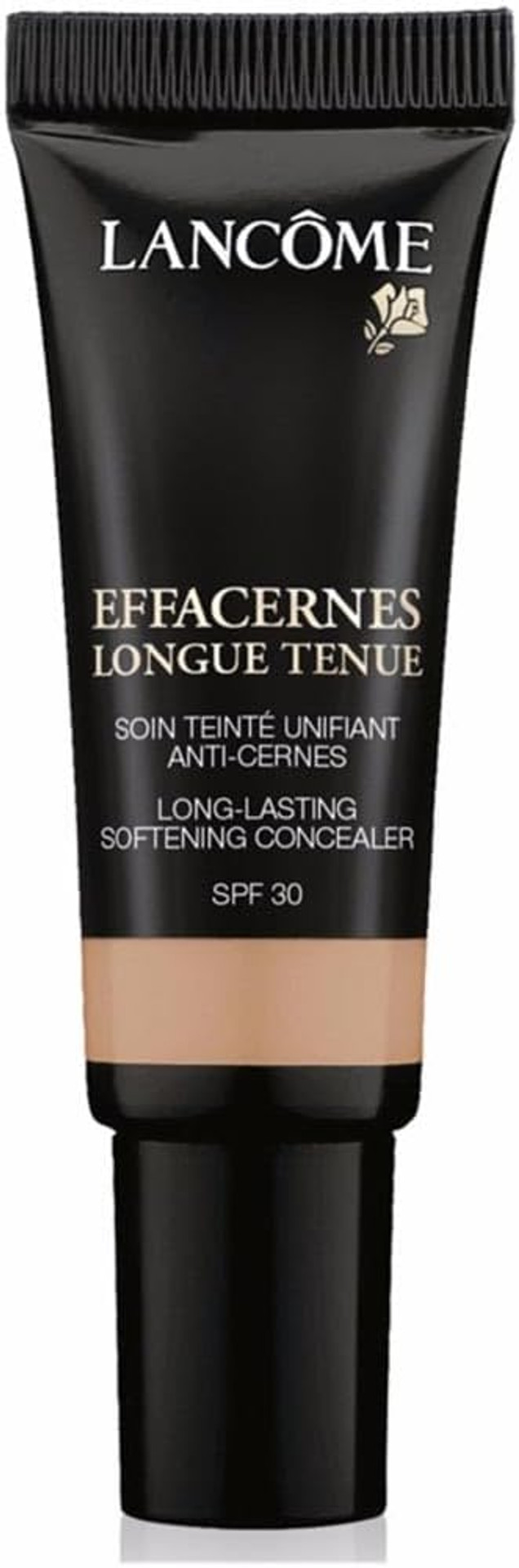 Lancôme Effacernes Longue Tenue Concealer - Long-Lasting, Natural Coverage Cream Concealer for Dark Circles and Fine Lines, 03 Beige Ambre