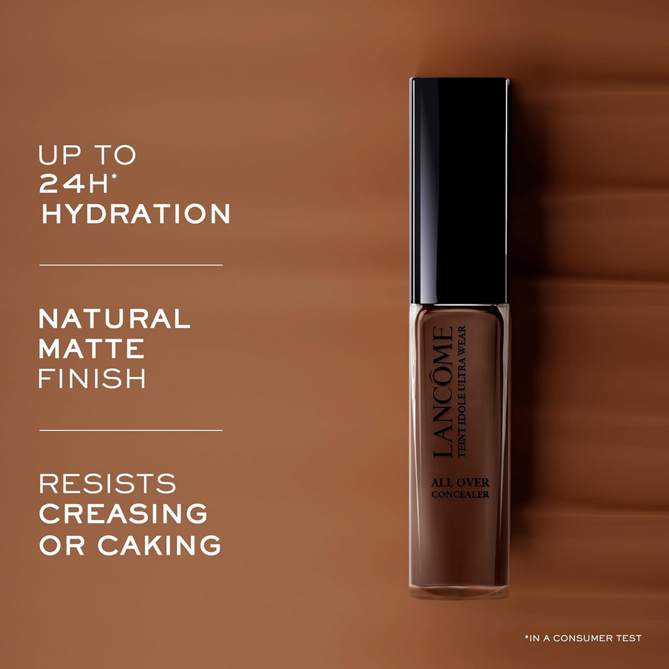 Lancôme Teint Idole Ultra Wear All Over Concealer - Long-lasting Breathable Full Coverage, Multi-Use for Concealing, Highlighting & Contouring, 460 Suede W 09