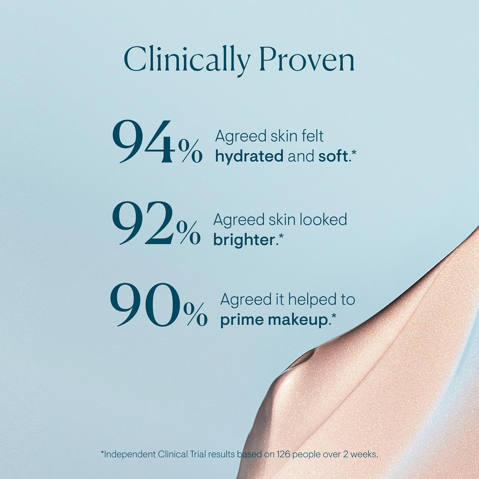 ELEMIS Superfood Glowy Primer  Hydrating & Brightening Primer for Smooth, Radiant Skin, Preps Face for Flawless Makeup Application and Glowing Complexion 60ml