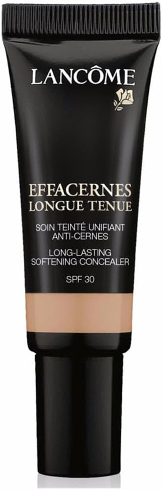 Lancôme Effacernes Longue Tenue Concealer - Long-Lasting, Natural Coverage Cream Concealer for Dark Circles and Fine Lines, 02 Beige Sable