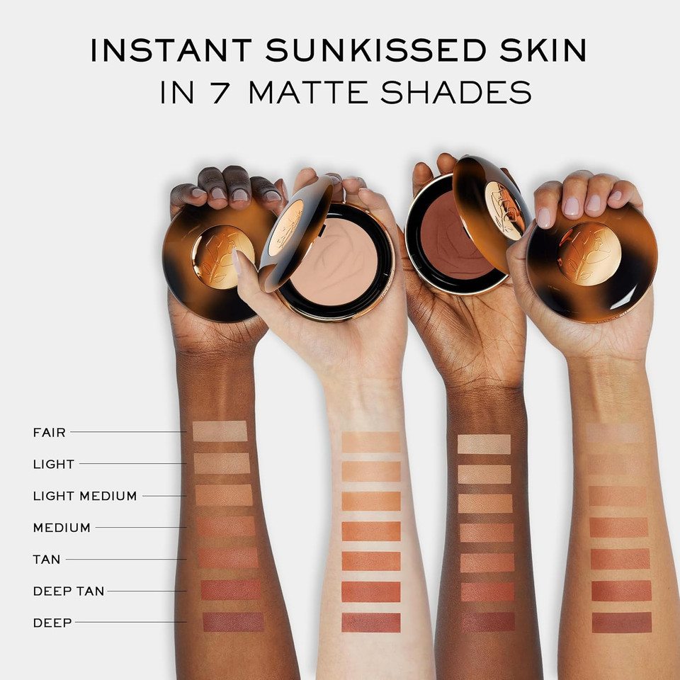 Lancôme Teint Idole Ultra Wear C.E. Skin Transforming Bronzer - 24H Matte Bronzer, Infused with Vitamin E & Vitamin C Derivatives, 03 Light Medium