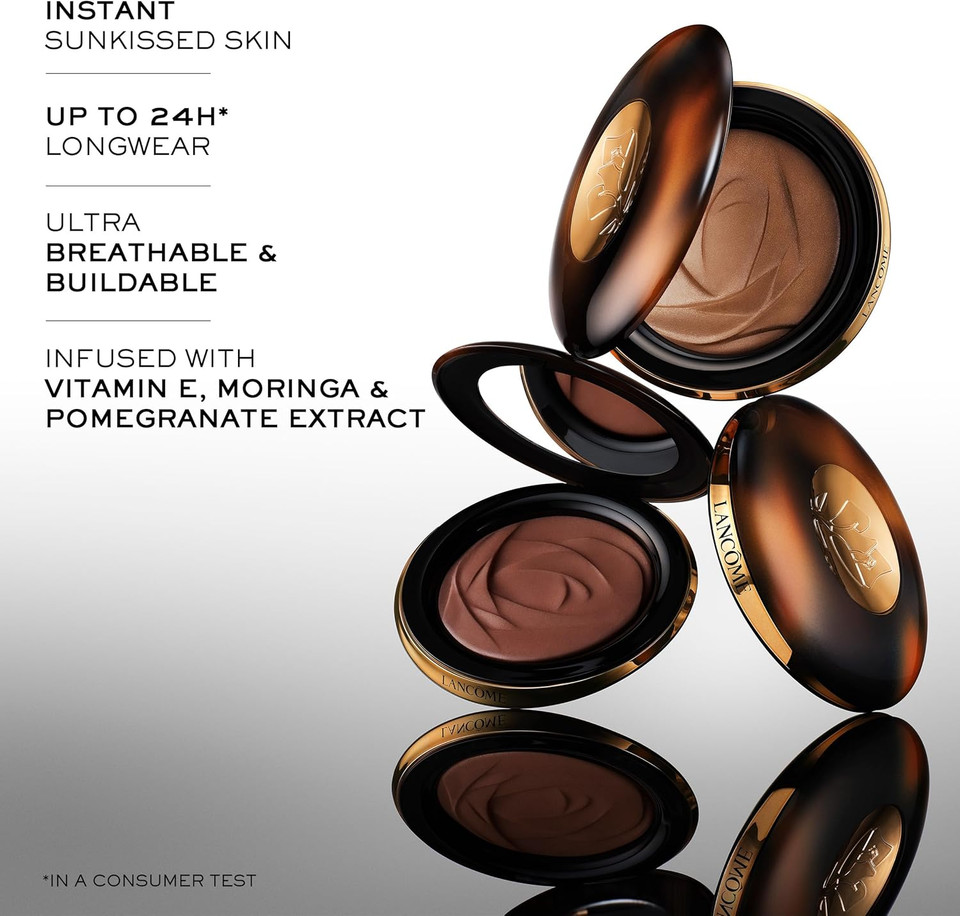 Lancôme Teint Idole Ultra Wear C.E. Skin Transforming Bronzer - 24H Matte Bronzer, Infused with Vitamin E & C Derivatives, 05 Tan