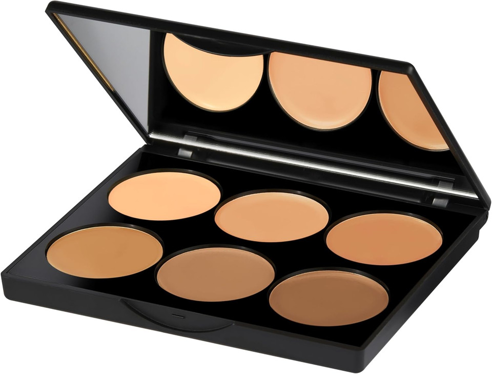 Sleek MakeUP Cream Contour Kit, 6 Easily Blendable Colours for Smooth and Long Lasting Contour, Dark (Pack of 4) Sleek MakeUP Cream Contour Kit, 6 Easily Blendable Colours for Smooth and Long Lasting Contour, Dark (Pack of 4)