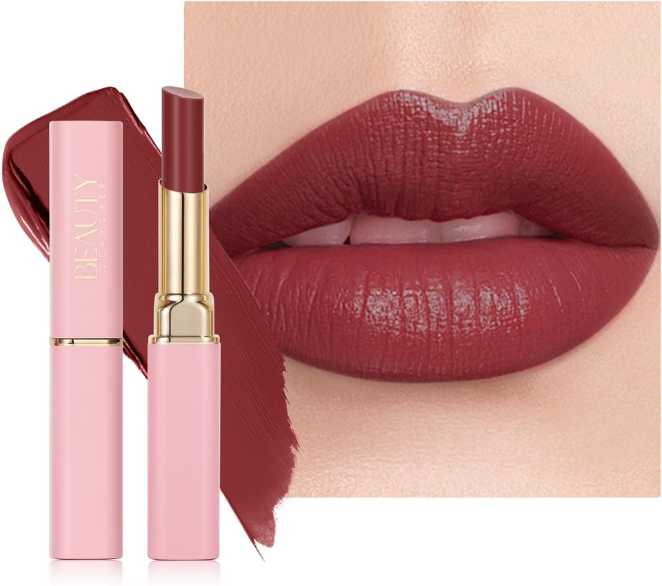 Super Lustrous Matte Lipstick, Super Moisturizing Tinted Lip Balm, Ultra-Rich Color, Natural Cream Gloss Finish for Dry Lip Care #4 Super Lustrous Matte Lipstick, Super Moisturizing Tinted Lip Balm, Ultra-Rich Color, Natural Cream Gloss Finish for Dry Lip Care #4