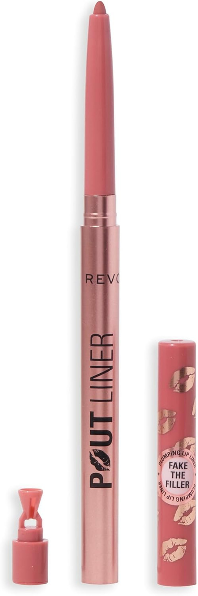 Revolution Beauty, Pout Bomb Plumping Lip Liner, Long Lasting Lip Shaper with Hyaluronic Acid & Vitamin E, Vegan & Cruelty-Free, Brown Nude Revolution Beauty, Pout Bomb Plumping Lip Liner, Long Lasting Lip Shaper with Hyaluronic Acid & Vitamin E, Vegan & Cruelty-Free, Brown Nude