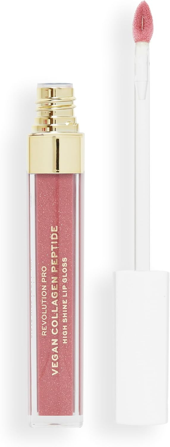 Revolution Pro Vegan Collagen Peptide High Shine Lip Gloss Stripped