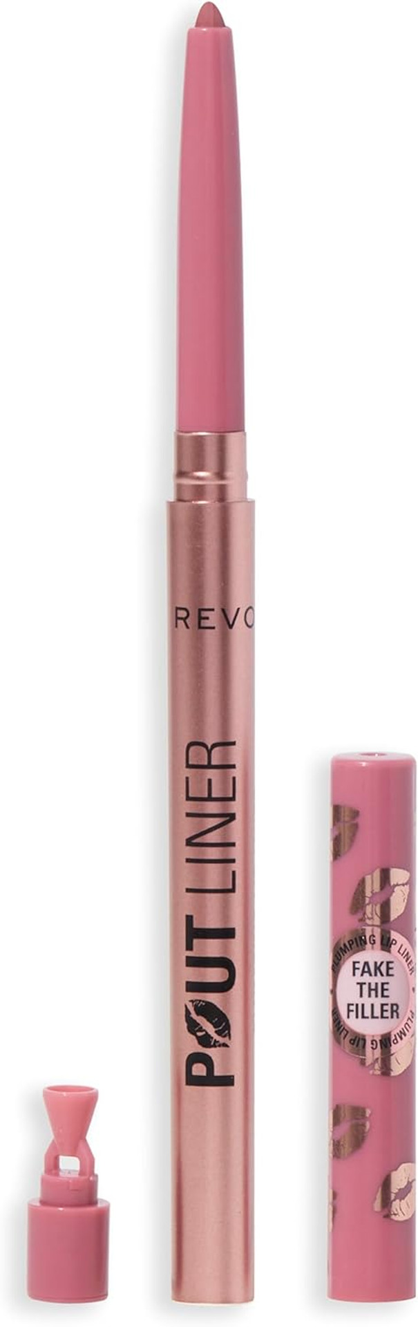 Revolution Beauty, Pout Bomb Plumping Lip Liner, Long Lasting Lip Shaper with Hyaluronic Acid & Vitamin E, Vegan & Cruelty-Free, Cool-Toned Pink Revolution Beauty, Pout Bomb Plumping Lip Liner, Long Lasting Lip Shaper with Hyaluronic Acid & Vitamin E, Vegan & Cruelty-Free, Cool-Toned Pink