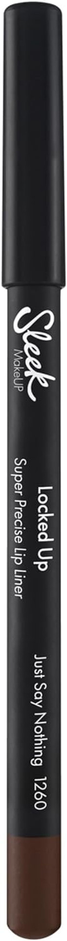 Sleek MakeUP Locked Up Super Precise Lip Liner, Long Lasting, Super Pigmented, No Words (Light Brown) 1.8g Sleek MakeUP Locked Up Super Precise Lip Liner, Long Lasting, Super Pigmented, No Words (Light Brown) 1.8g