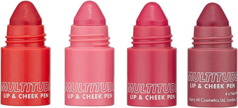 Barry M Cosmetics Multitude Lip & Cheek Pen, Mix And Match Colour Stain In Shade Pink, Sweet Darling