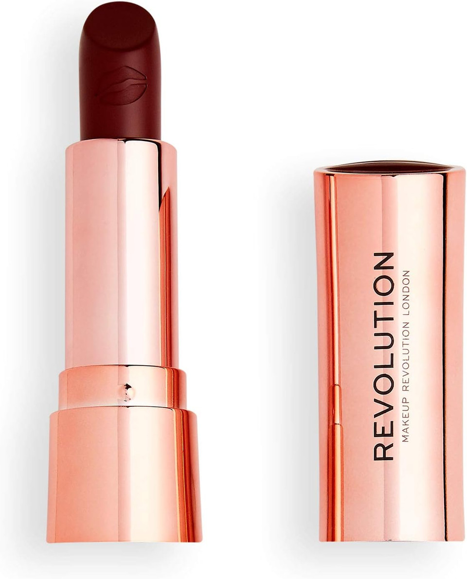 Revolution Beauty London, Satin Kiss, Lipstick, Vampire, 3.5g