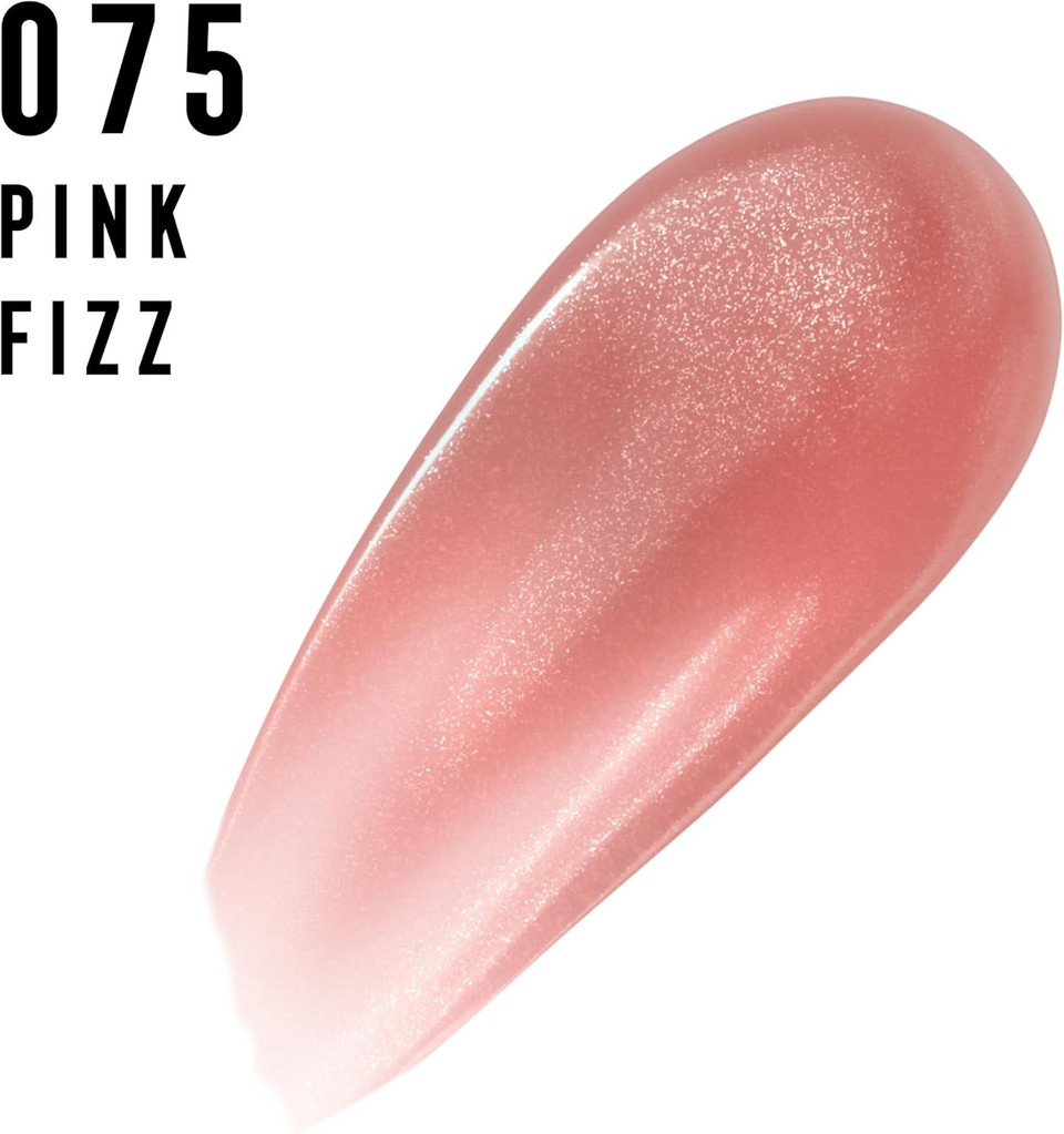 Max Factor 2000 Calorie Lip Glaze Pink Fizz, Full Shine Lip Gloss, Nourishing with Hyaluronic Acid & Squalane, Instant Plump, Non-Sticky, Vanilla-Milk Scent, Fuller Looking Lips Max Factor 2000 Calorie Lip Glaze Pink Fizz, Full Shine Lip Gloss, Nourishing with Hyaluronic Acid & Squalane, Instant Plump, Non-Sticky, Vanilla-Milk Scent, Fuller Looking Lips