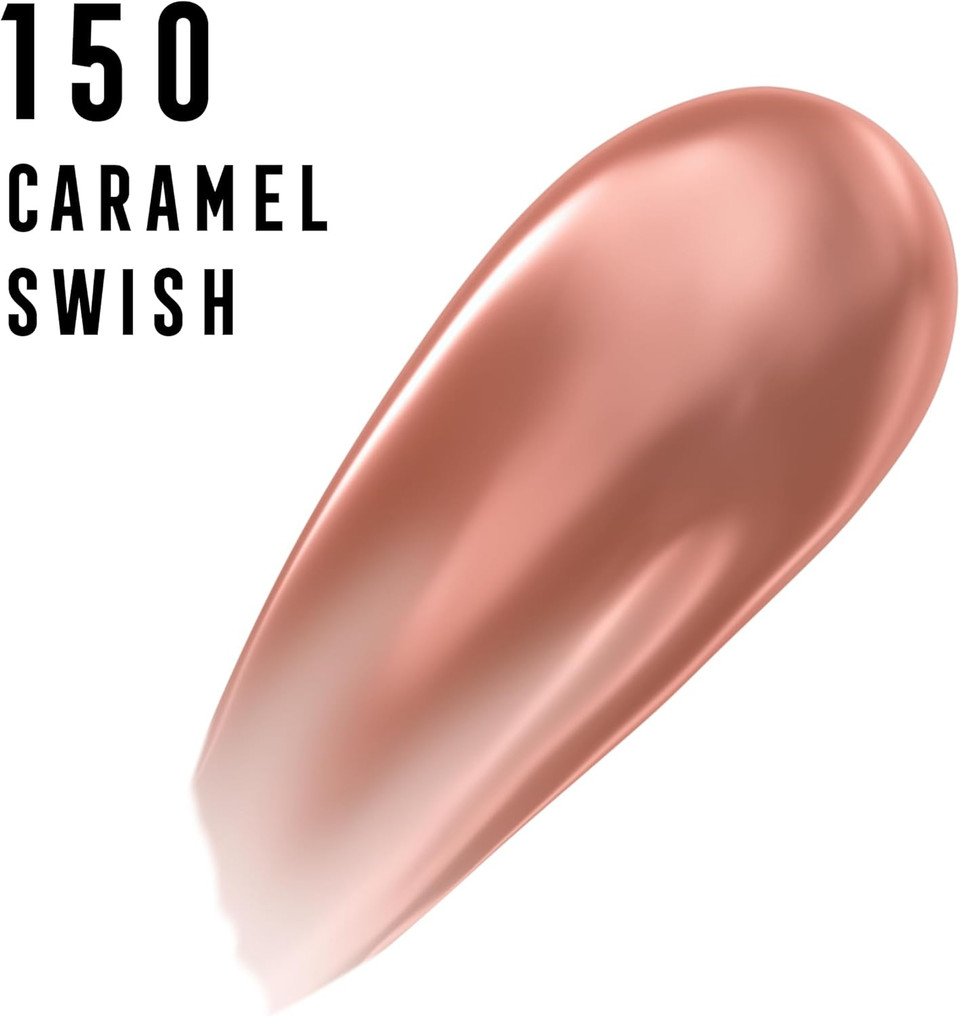 Max Factor 2000 Calorie Lip Glaze Caramel Swish, Full Shine Lip Gloss, Nourishing with Hyaluronic Acid & Squalane, Instant Plump, Non-Sticky, Vanilla-Milk Scent, Fuller Looking Lips Max Factor 2000 Calorie Lip Glaze Caramel Swish, Full Shine Lip Gloss, Nourishing with Hyaluronic Acid & Squalane, Instant Plump, Non-Sticky, Vanilla-Milk Scent, Fuller Looking Lips