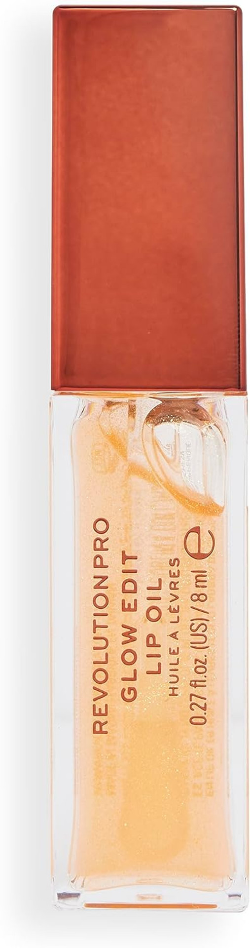 Revolution Pro, Glow Edit Shimmer Lip Oil, Non-Sticky & Hydrating Formula, Contains Vitamin E, Glossy Finish, Forever Orange, 8ml Revolution Pro, Glow Edit Shimmer Lip Oil, Non-Sticky & Hydrating Formula, Contains Vitamin E, Glossy Finish, Forever Orange, 8ml