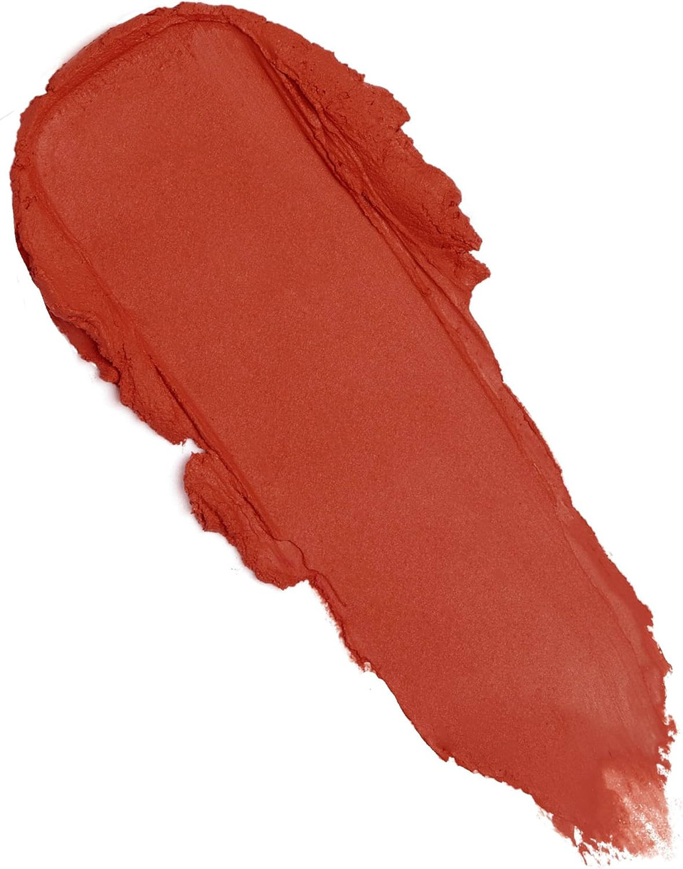 Makeup Revolution Lip Allure Soft Satin Lipstick, Satin-luxe Finish, All-Day Wear, Rebel Rust