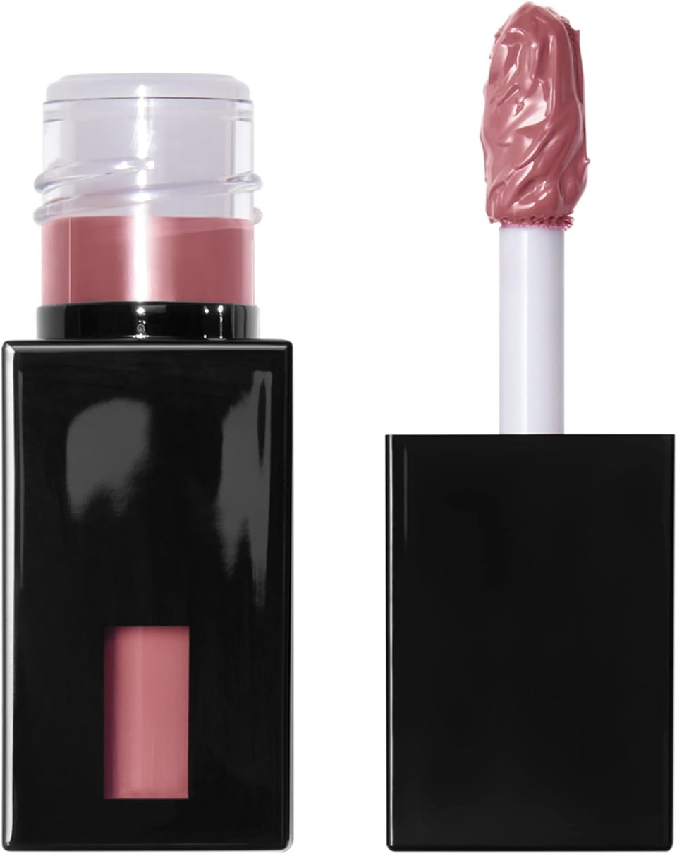 e.l.f. Cosmetics Glossy Lip Stain, Lightweight, Long-Wear Lip Stain For A Sheer Pop Of Colour & Subtle Gloss Effect, Fiery Red