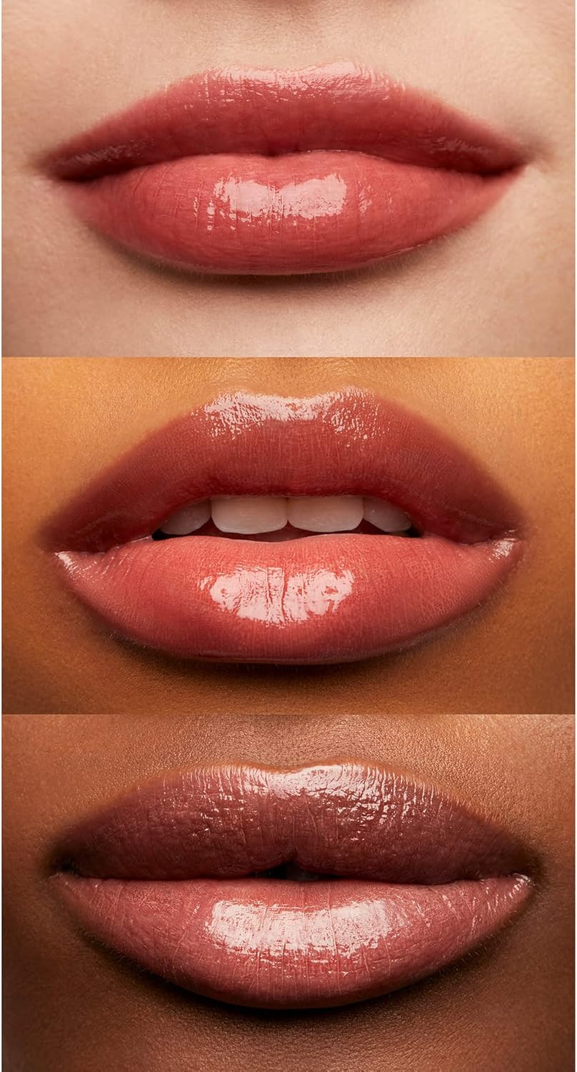 e.l.f. Cosmetics Glossy Lip Stain, Lightweight, Long-Wear Lip Stain For A Sheer Pop Of Colour & Subtle Gloss Effect, Fiery Red