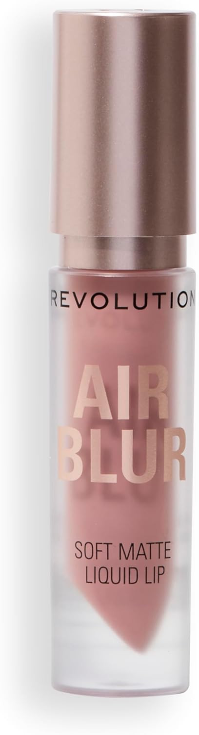 Revolution, Air Blur Matte Liquid Lipstick, Long-Lasting Lip Colour, Face Makeup, Vegan & Cruelty-Free, Black Cherry Cool-Toned Mauve, 3.5ml