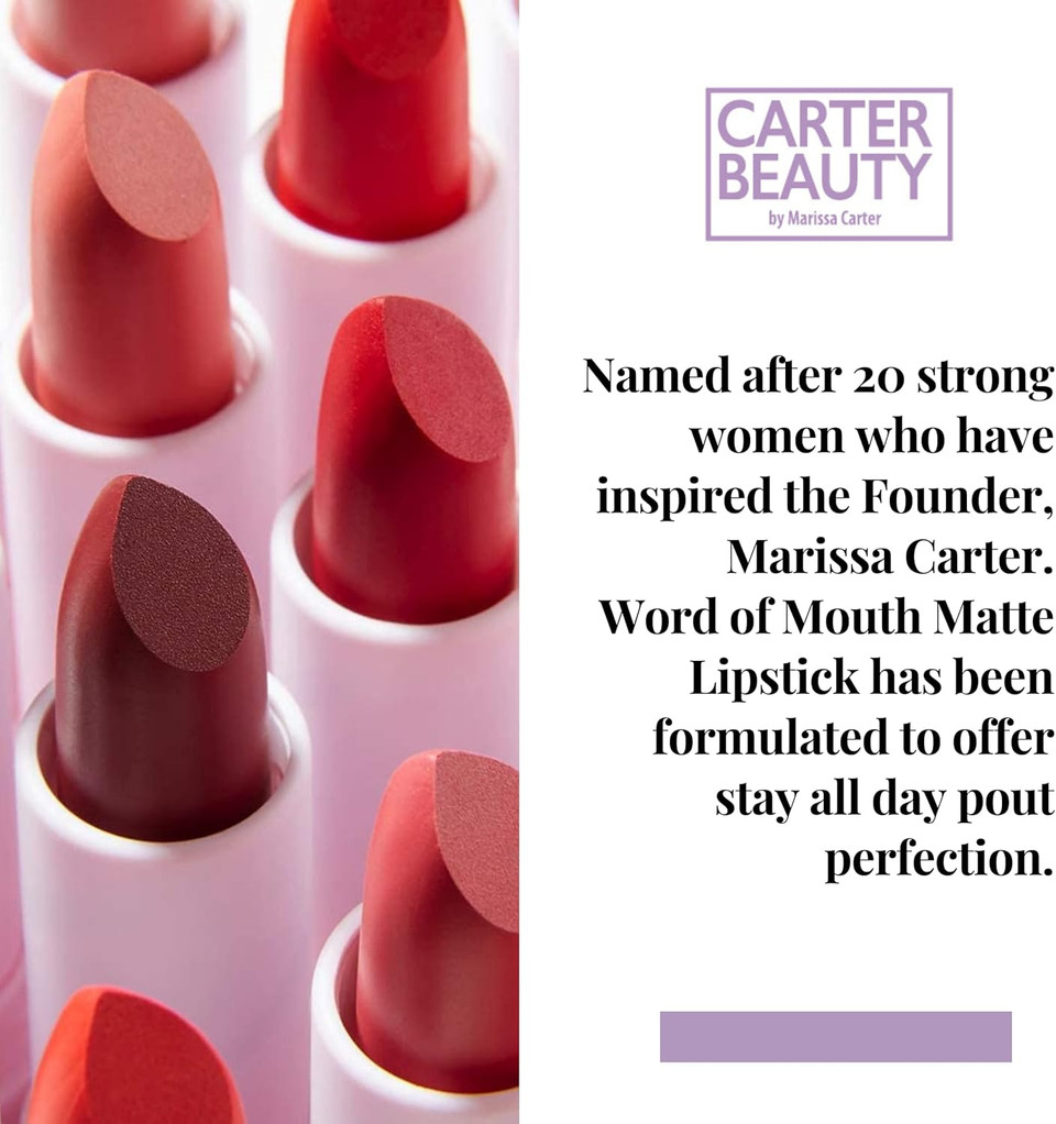 Carter Beauty Word of Mouth Lipstick Josephine