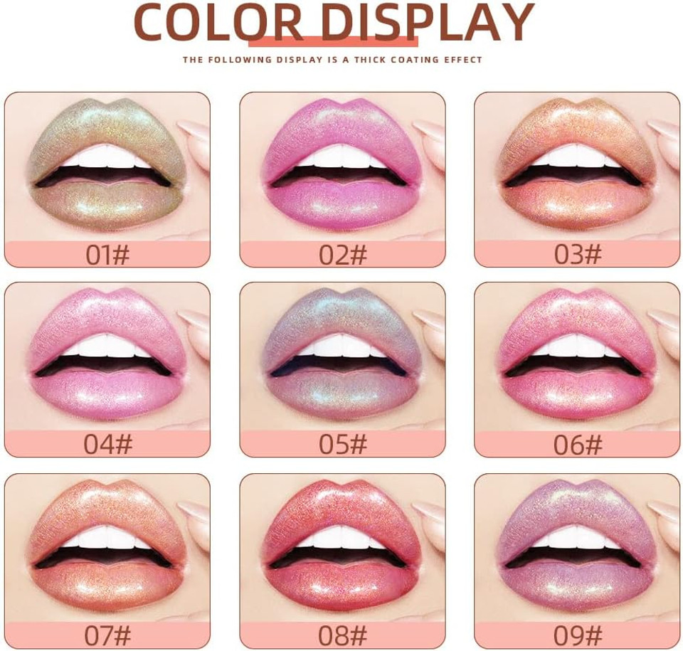 6 Colors Peel Off Mask Lip Gloss Set, Tattoo Magic Color Matte Natural Reveal Lip Stain Lip Tint, Waterproof Long Lasting Highly Pigmented Color Lip Gloss Lipstick Makeup for Women and Girls, Kit C