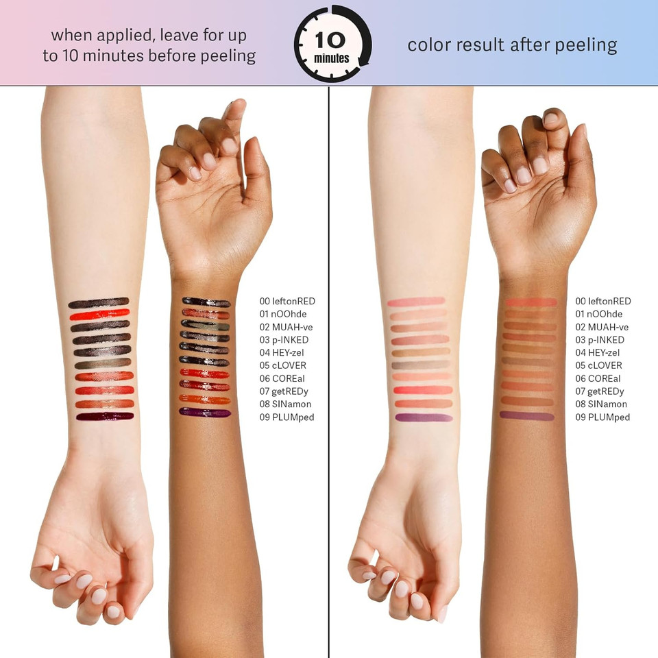 Sacheu Lip Liner Stay-N Peel Off Lip Stain  Long Lasting Matte Lip Tattoo Transfer Proof Lipstain Infused With Hyaluronic Acid & Vitamin E For All Skin Types  Vegan & Cruelty-Free, Coreal
