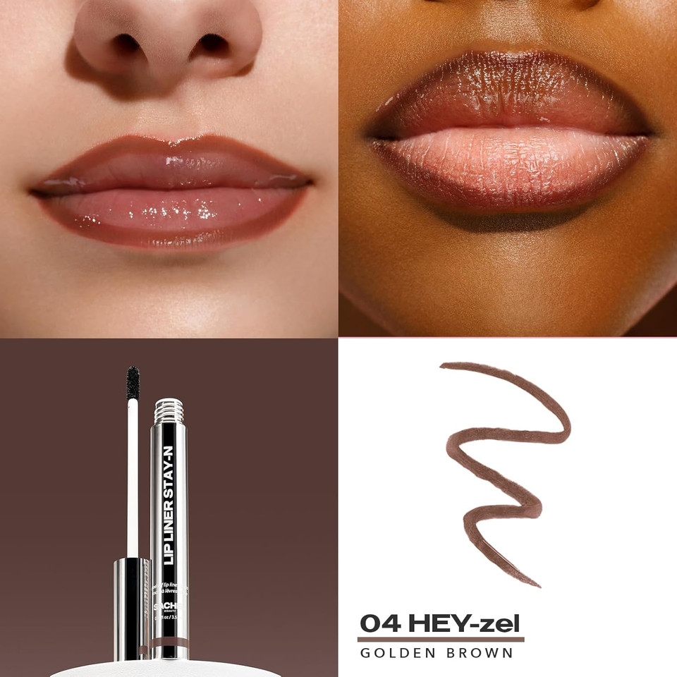 Sacheu Lip Liner Stay-N Peel Off Lip Stain  Long Lasting Matte Lip Tattoo Transfer Proof Lipstain Infused With Hyaluronic Acid & Vitamin E For All Skin Types  Vegan & Cruelty-Free, Hey-Zel Sacheu Lip Liner Stay-N Peel Off Lip Stain  Long Lasting Matte Lip Tattoo Transfer Proof Lipstain Infused With Hyaluronic Acid & Vitamin E For All Skin Types  Vegan & Cruelty-Free, Hey-Zel