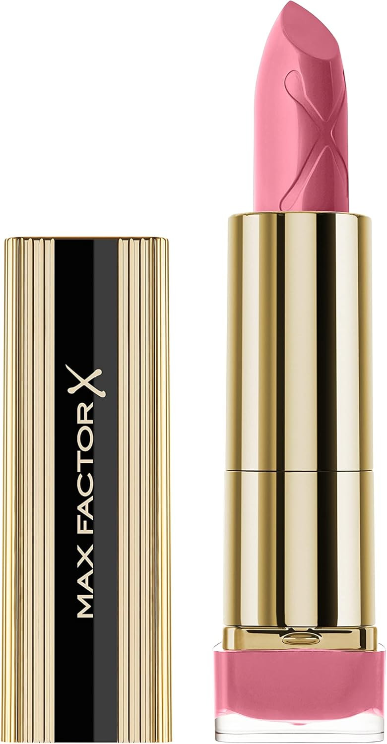 Max Factor Colour Elixir Lipstick with Vitamin E, Shades Nude Rose 015 + English Rose 090 (Pack of 2)