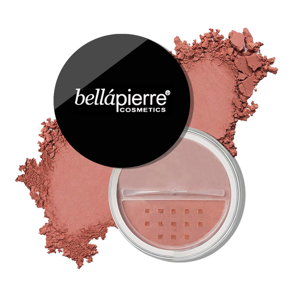 Bellapierre Mineral Blush | Warm Dewy Complexion | Non-Toxic & Paraben Free | Hypoallergenic | Loose Powder - 0.3-Ounce  Suedesuede Bellapierre Mineral Blush | Warm Dewy Complexion | Non-Toxic & Paraben Free | Hypoallergenic | Loose Powder - 0.3-Ounce  Suedesuede
