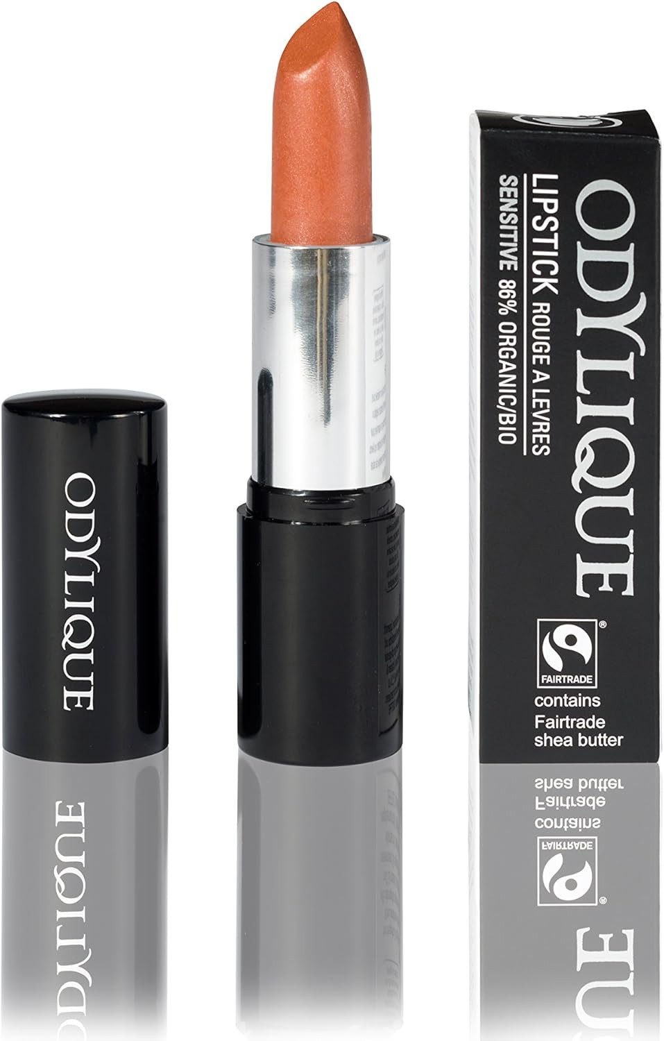 Odylique - Organic Lipstick Orange (Apricot Sorbet) - 100% Natural Ingredients - With Organic Plant Oils  Lipstick For Sensitive Lips