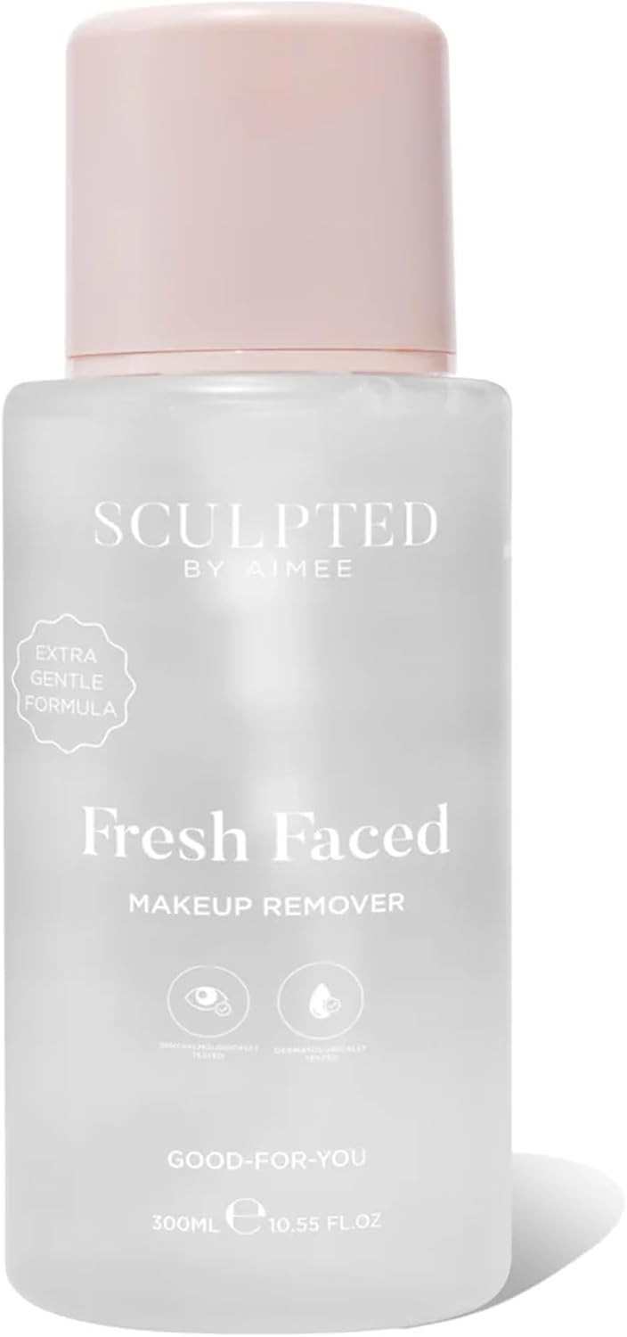 Fresh Faced Maxi Eye Makeup Remover from Sculpted by Aimee 300ml  Dermatologically Tested Eye Make Up Remover and Face Cleanser for Sensitive Skin with Niacinamide, Centella Asiatica, and Vitamin E