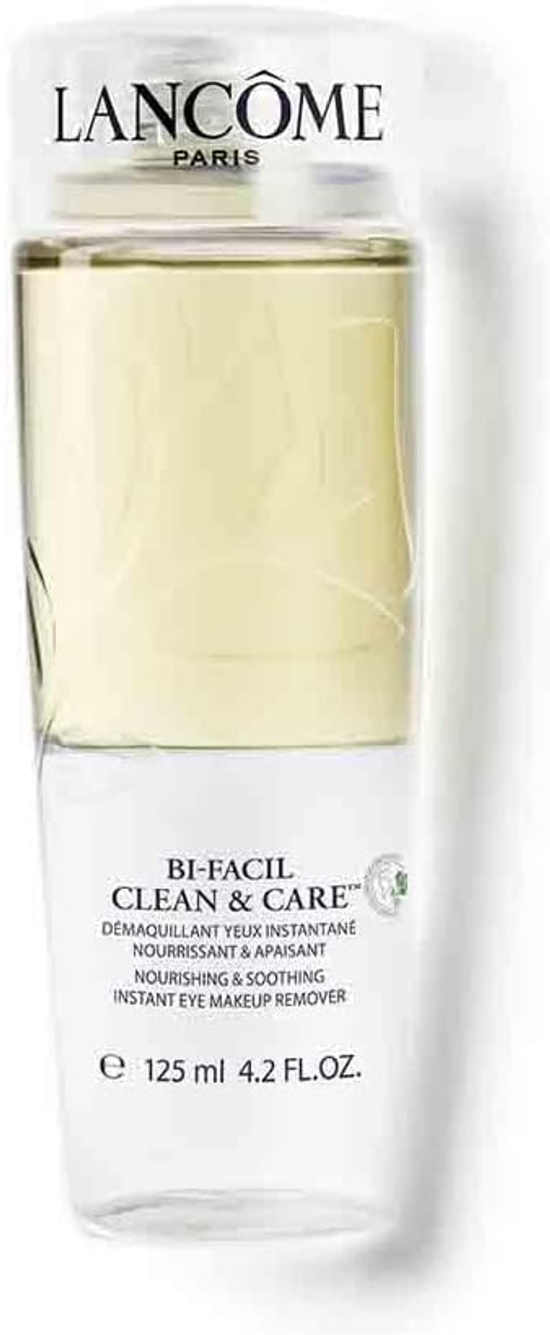Lancôme Bi-Facil Clean & Care Eye Makeup Remover - Nourishing & Soothing, Removes Waterproof Makeup, 125ml