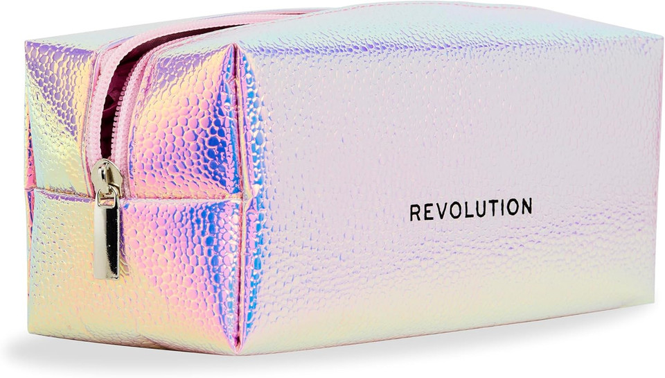 Revolution Beauty Glam Up Brush Gift Set, 7-Piece Eye, Face & Cheek Makeup Brush Collection With Makeup Bag, Vegan & Cruelty-Free Revolution Beauty Glam Up Brush Gift Set, 7-Piece Eye, Face & Cheek Makeup Brush Collection With Makeup Bag, Vegan & Cruelty-Free