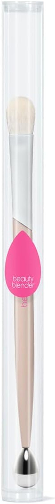 beautyblender Shady Lady All-Over Blending Eyeshadow Brush and Cooling Anti-Puff Eye Roller for Dark Circles