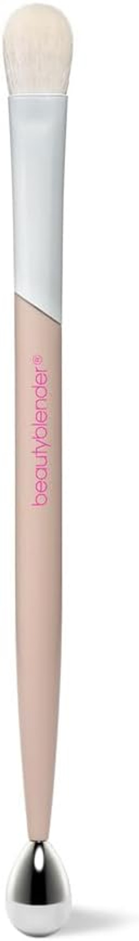 beautyblender Shady Lady All-Over Blending Eyeshadow Brush and Cooling Anti-Puff Eye Roller for Dark Circles