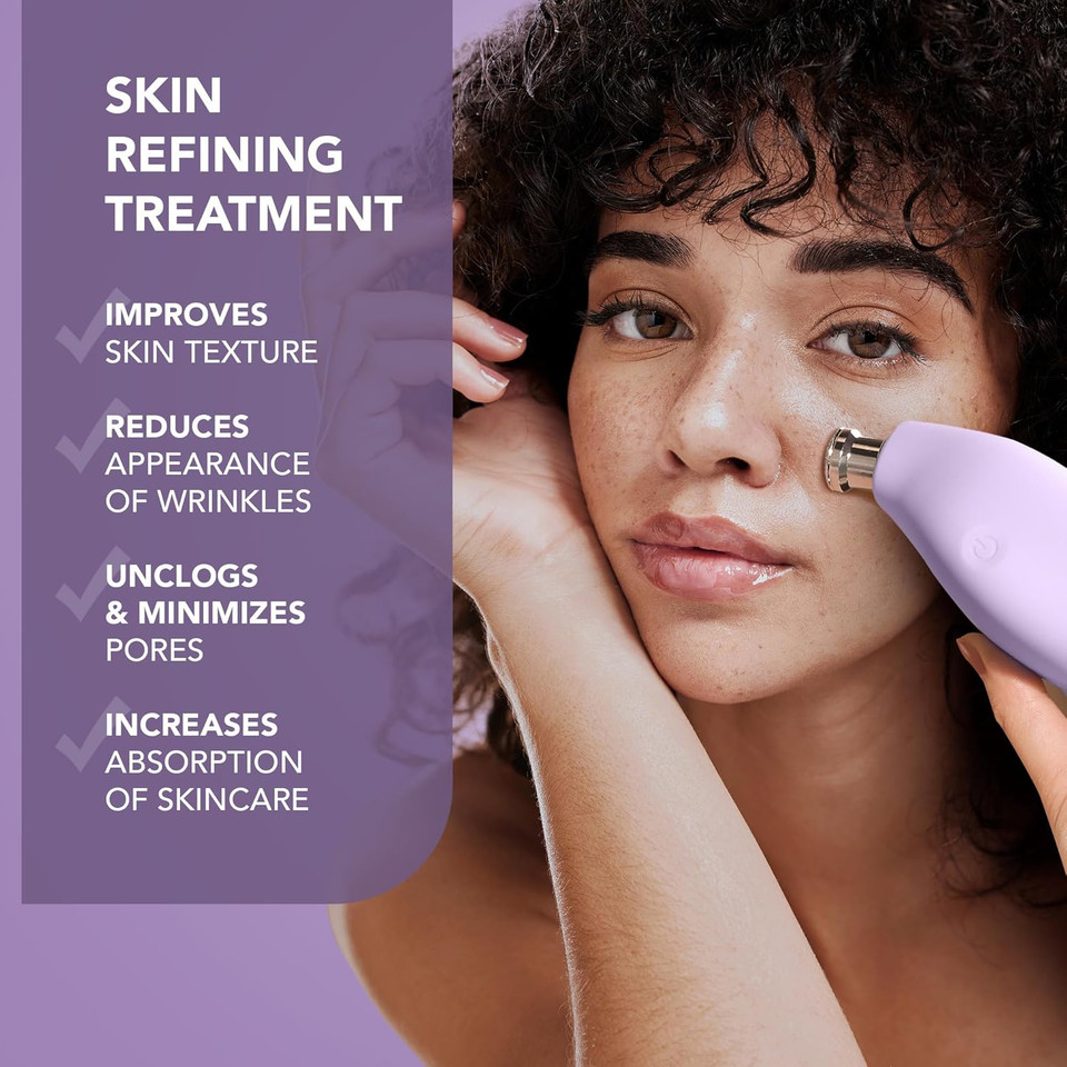 FOREO KIWI Derma Microdermabrasion Machine, Whitehead & Blackhead Remover Tool, Premium Skincare Face Exfoliator & Pore Vacuum, T-Sonic Massage & Resurfacing Face Scrubber Device FOREO KIWI Derma Microdermabrasion Machine, Whitehead & Blackhead Remover Tool, Premium Skincare Face Exfoliator & Pore Vacuum, T-Sonic Massage & Resurfacing Face Scrubber Device