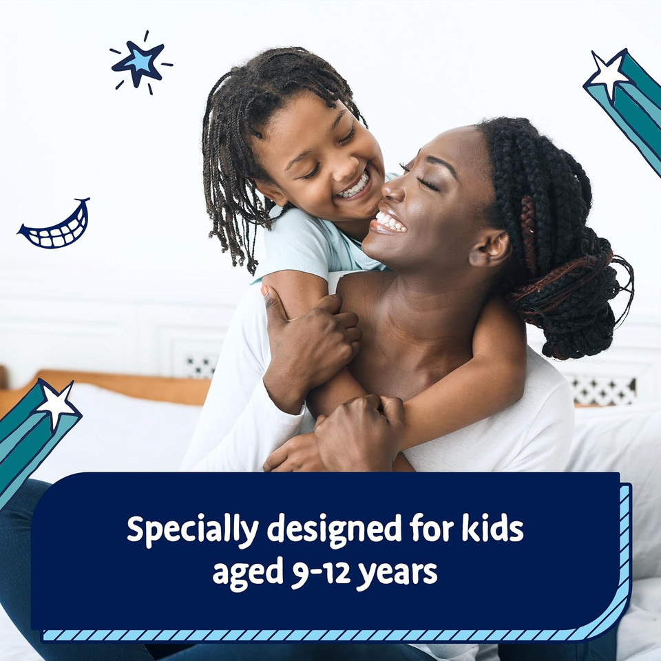 Aquafresh Advance 9-12 Kids Toothpaste for Grown-up Kids, Lasting Protection for New Permanent Teeth, 75ml