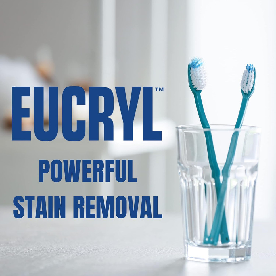 Eucryl Freshmint Toothpaste, Whitening Toothpaste, Powerful Stain Remover, For Tobacco, Tea, Coffee & Wine Stains, Unique Polishing Action, 1 x 50ml