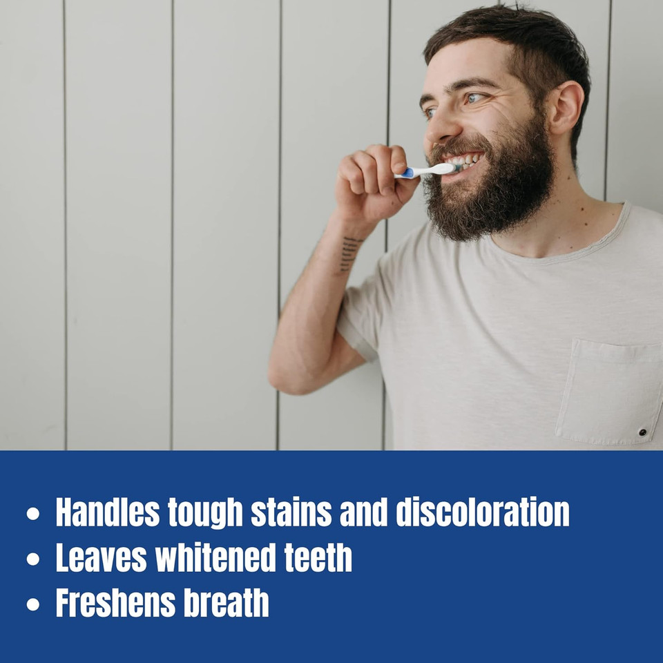 Eucryl Freshmint Toothpaste, Whitening Toothpaste, Powerful Stain Remover, For Tobacco, Tea, Coffee & Wine Stains, Unique Polishing Action, 1 x 50ml