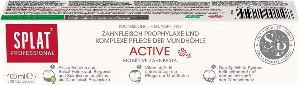 SPLAT Active Toothpaste, 100 ml
