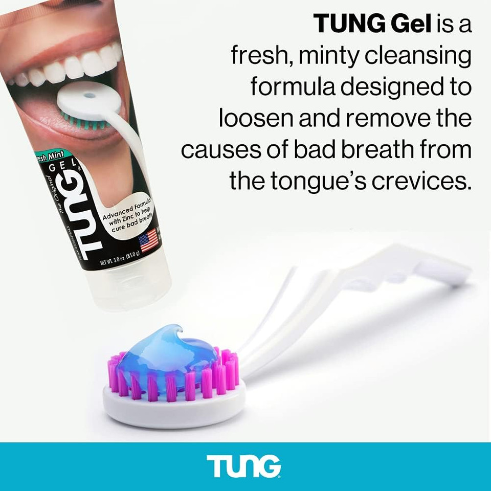 TUNG, The Original Gel Tongue Cleaner, Fresh Mint, 85 gram