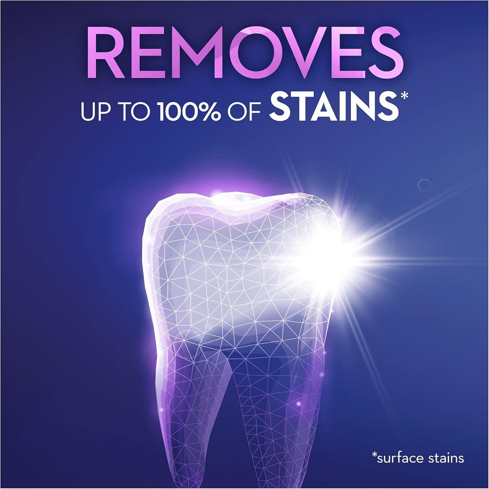 Oral-B 3D White Toothpaste, 75 ml, Luxe Perfection Advanced Whitening, Teeth Whitening & Teeth Stain Removal