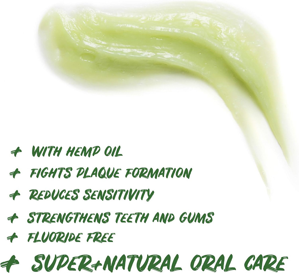 Ecodenta Organic Toothpaste Fluoride Free - Multifunctional Tooth Paste with Matcha Green Tea 75ml