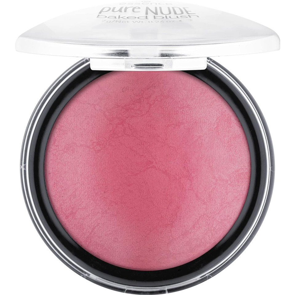 Essence | Pure Nude Baked Blush | Highly Pigmented Baked Texture For A Bright, Healthy Glow | Available In 8 Gorgeous Shimmery Shades | Vegan & Cruelty Free (Berry Cheeks)08 | Berry Cheeks