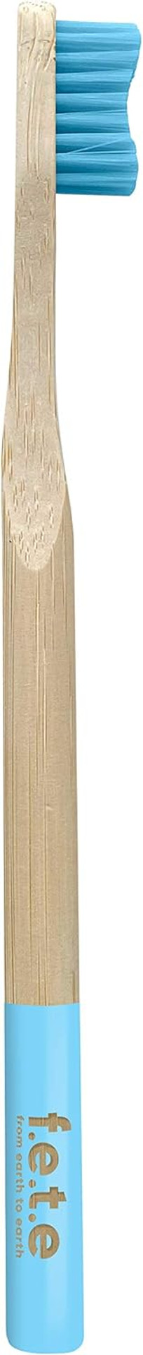 f.e.t.e | Morning Sunshine Bamboo Toothbrush | Biodegradable & Compostable Handle | Recyclable Medium Bristles | Sustainable | Vegan