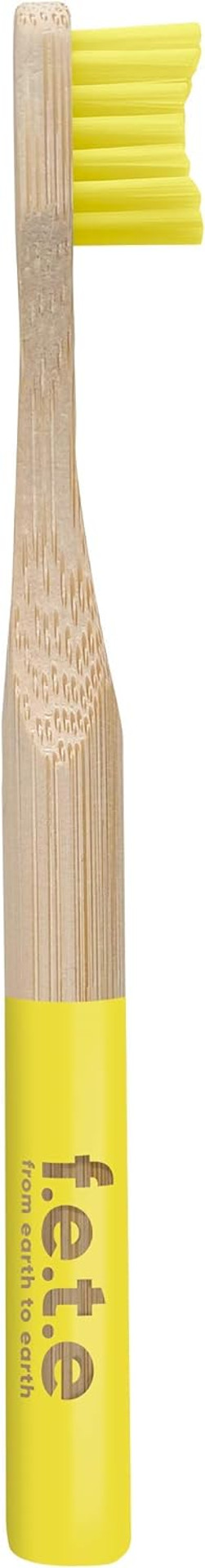 f.e.t.e | Glorious Green Bamboo Toothbrush | Biodegradable & Compostable Handle | Recyclable Firm Bristles | Sustainable | Vegan