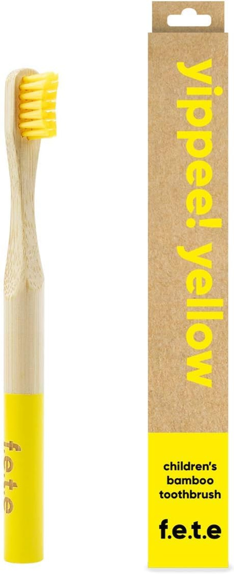 f.e.t.e | Glorious Green Bamboo Toothbrush | Biodegradable & Compostable Handle | Recyclable Firm Bristles | Sustainable | Vegan