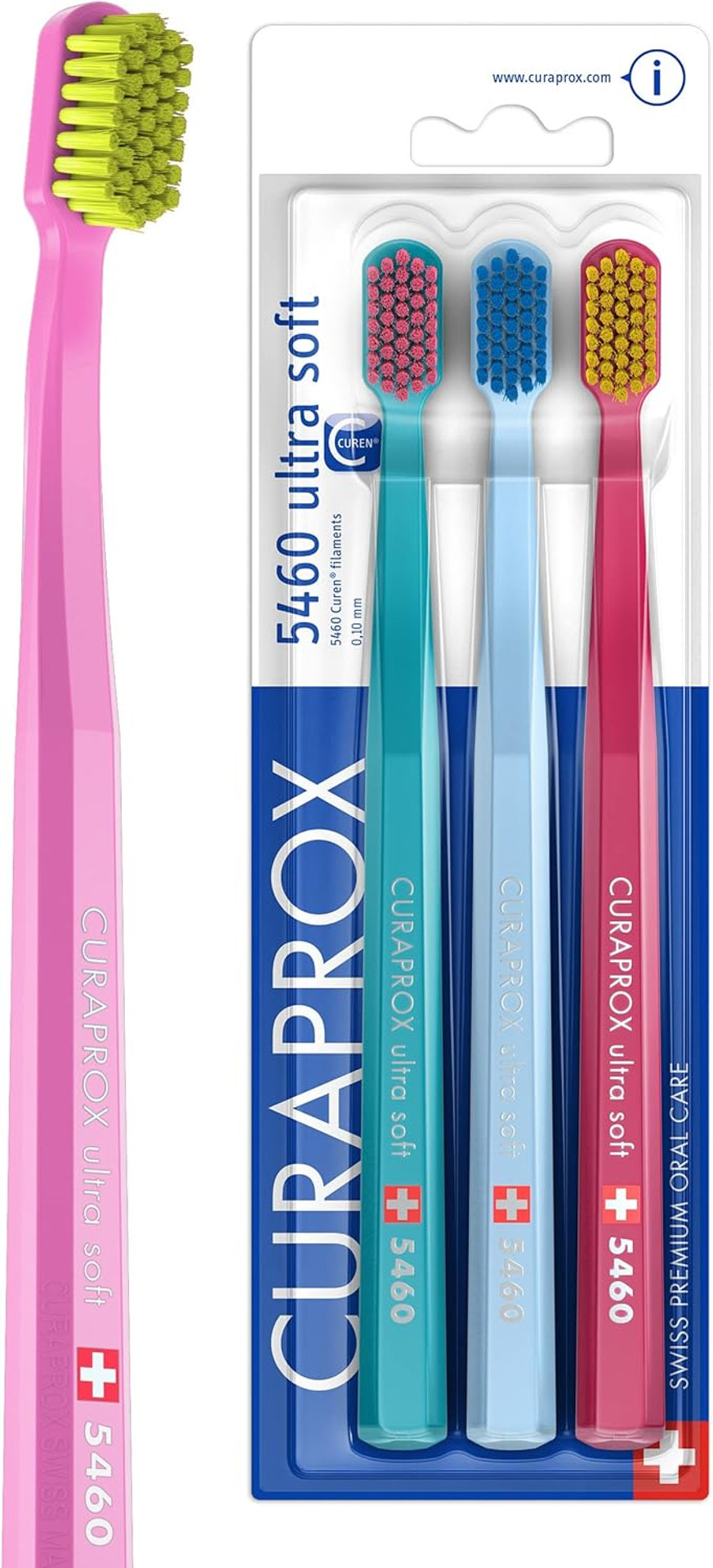 Curaprox Sensitive Ultra Soft CS5460 Toothbrush